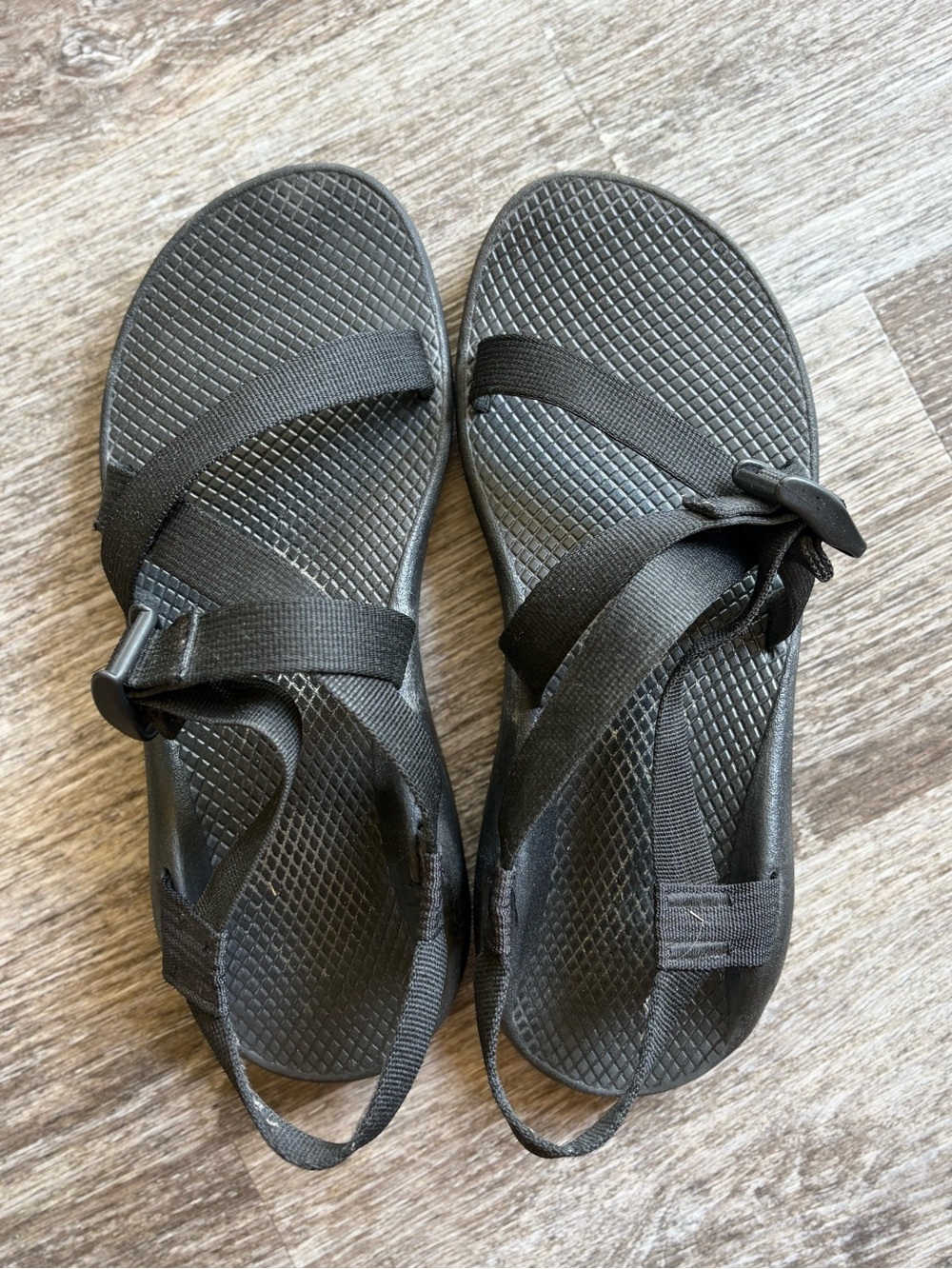 CHACO Z/1 Black Adjustable Strap Sandals